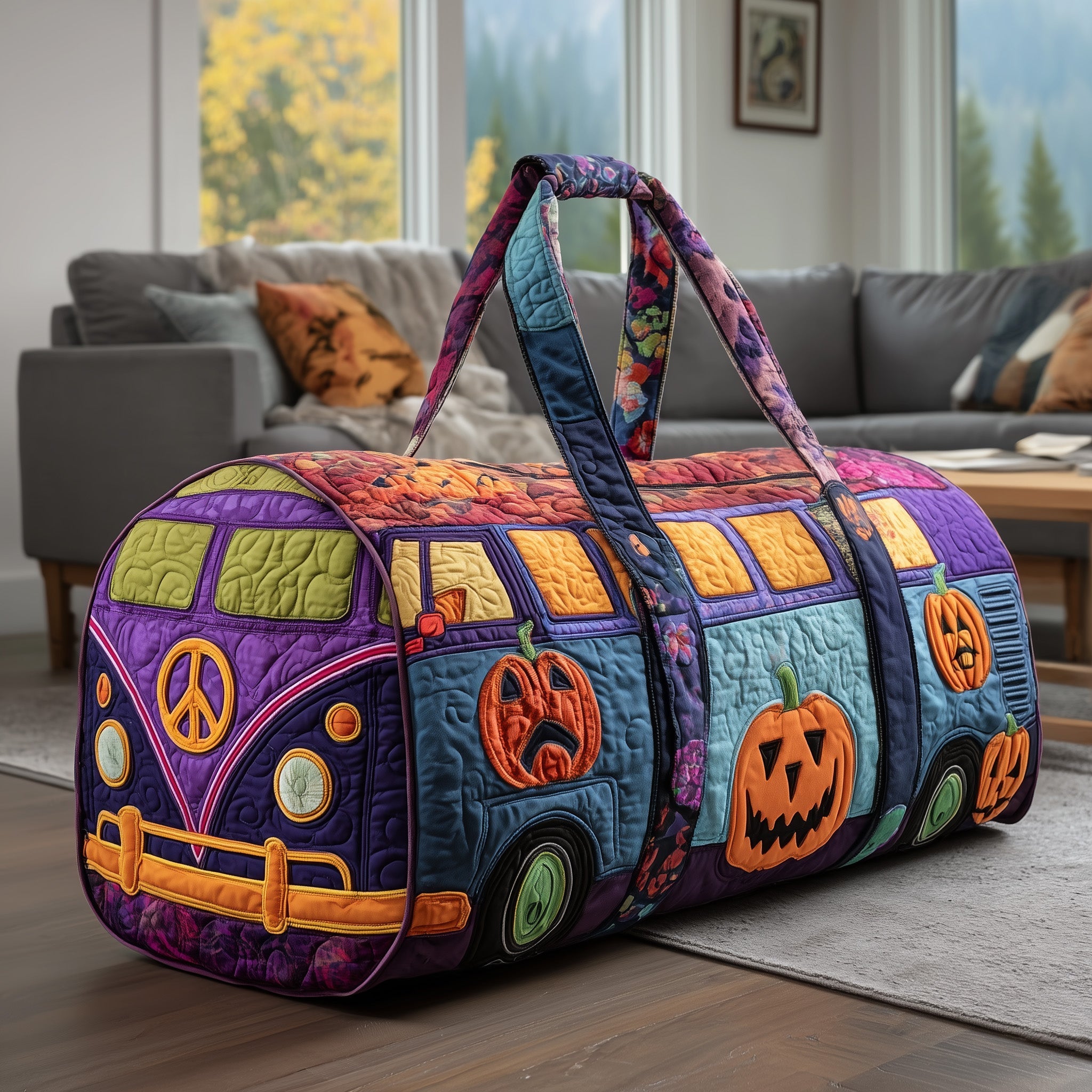Spooky Journey Quilted Duffle Bag Best Duffle Bags For Women Sentimental Gifts For Mom