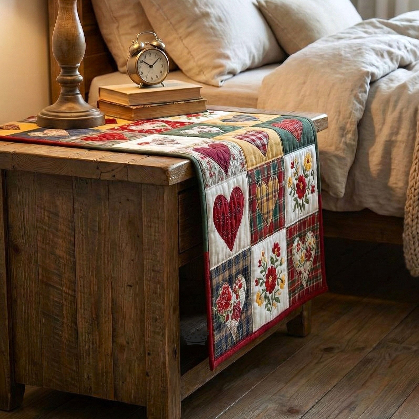 Springtime Adore Quilted Table Runner Simple Valentine Table Decor Valentine Day Ideas For Women
