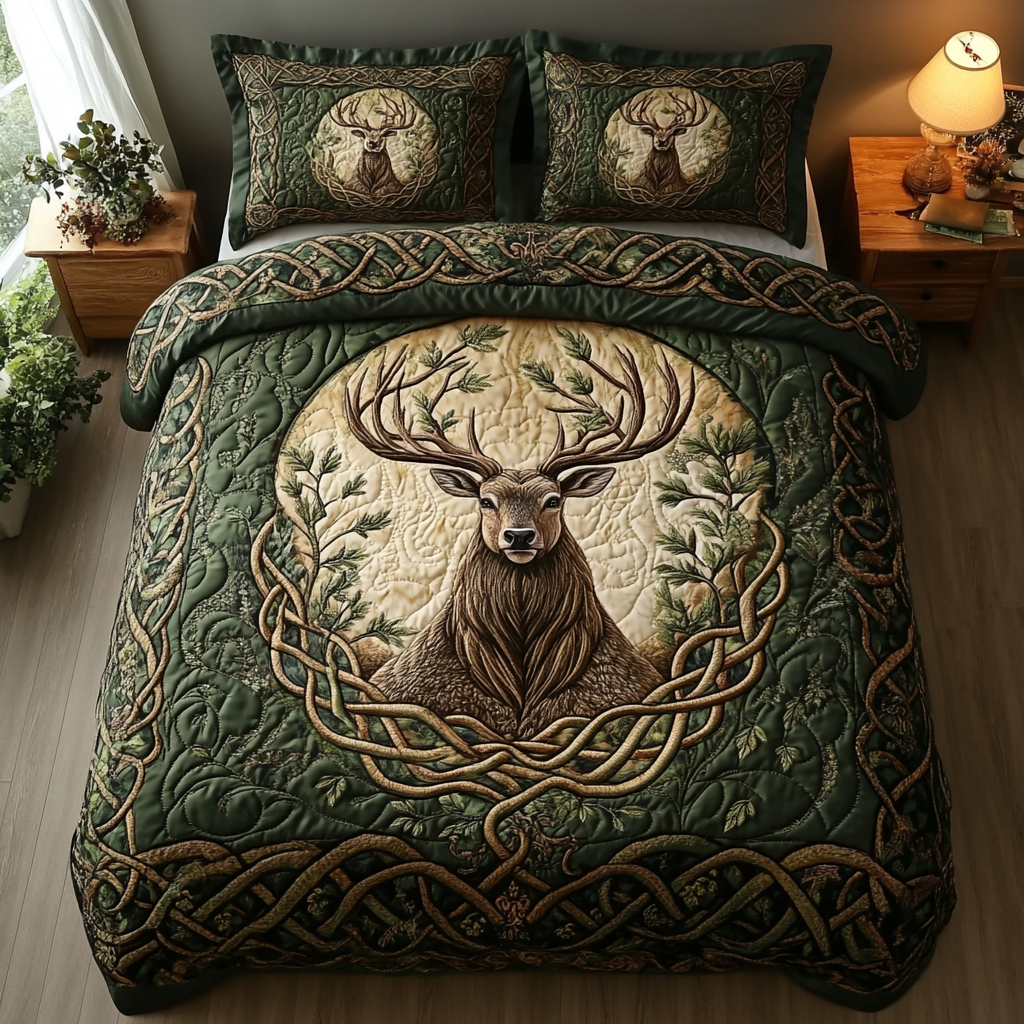 Stag Serenity Quilted Bedding Set Best Bedding Sets Mother's Day Gifts For For Mom From Daughter