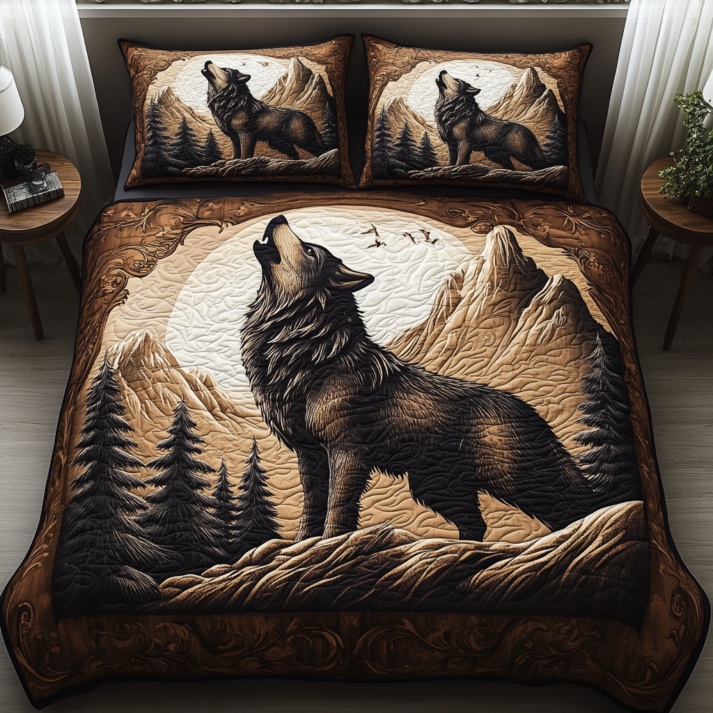 Starlit Prowler Quilted Bedding Set Duvet Cover Sheets Step Dad Gifts