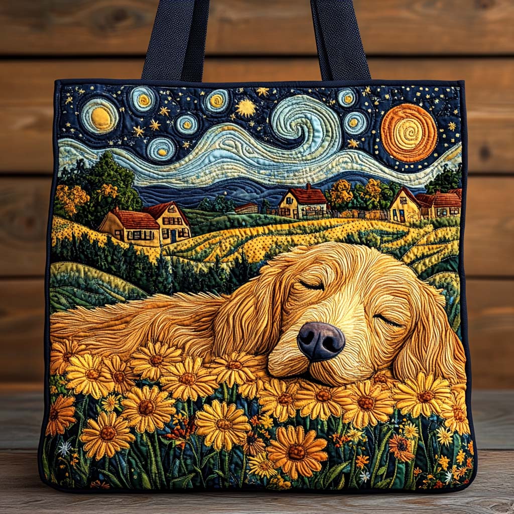Starry Field Dreams Quilted Tote Bag Great Tote Bags Creative Mother's Day Gifts