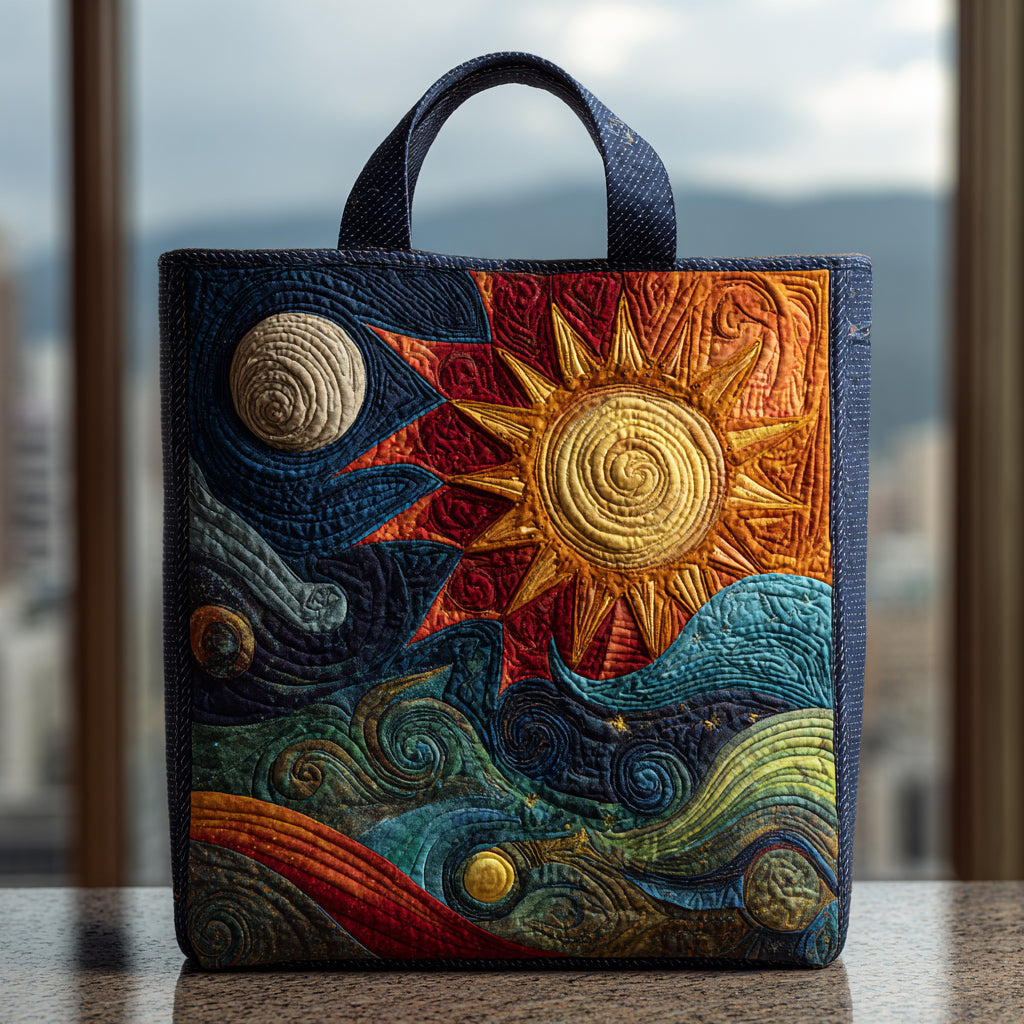 Starry Sun Quilted Tote Bag The Best Shoulder Bags Mothers Day Gift For Friends