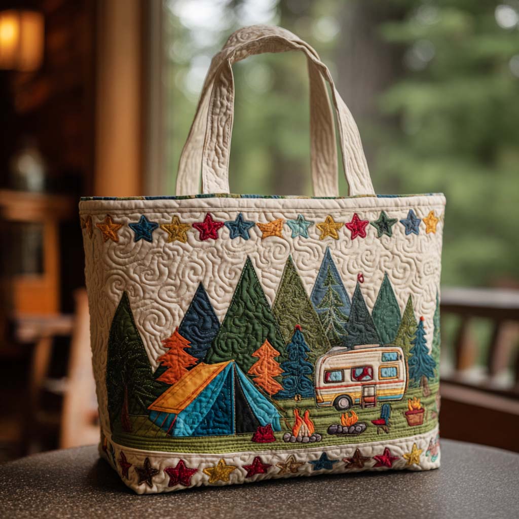 Starry Woods Quilted Tote Bag Tote Bags For Women Ideas For First Mothers Day