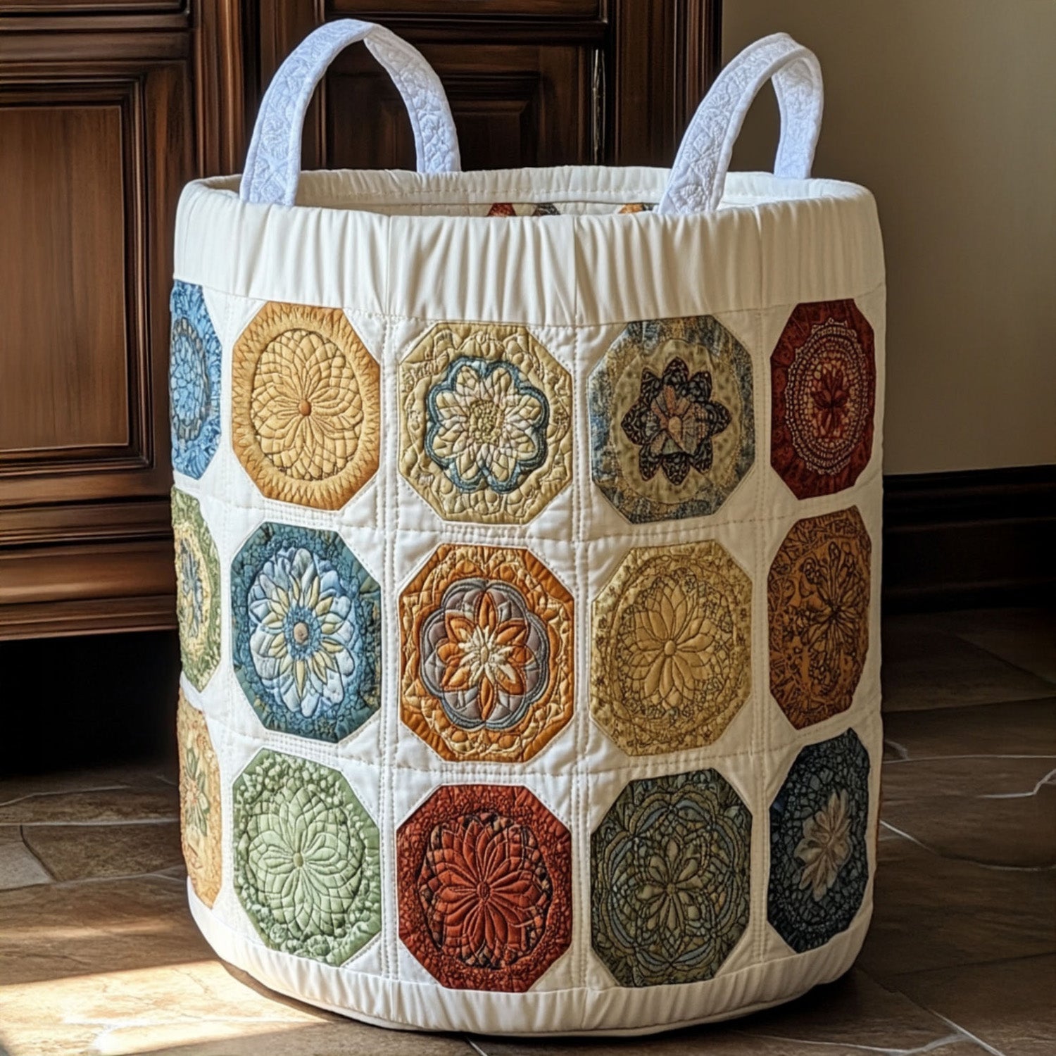 Starseed Spiral Quilted Laundry Basket Best Laundry Hamper Women's Mother's Day Gifts