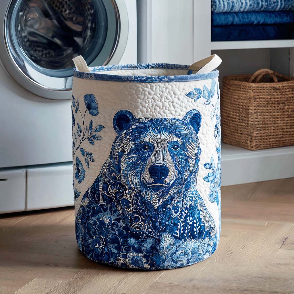 Stone Fang Quilted Laundry Basket Home Decor Styles Birthday Ideas For Mother
