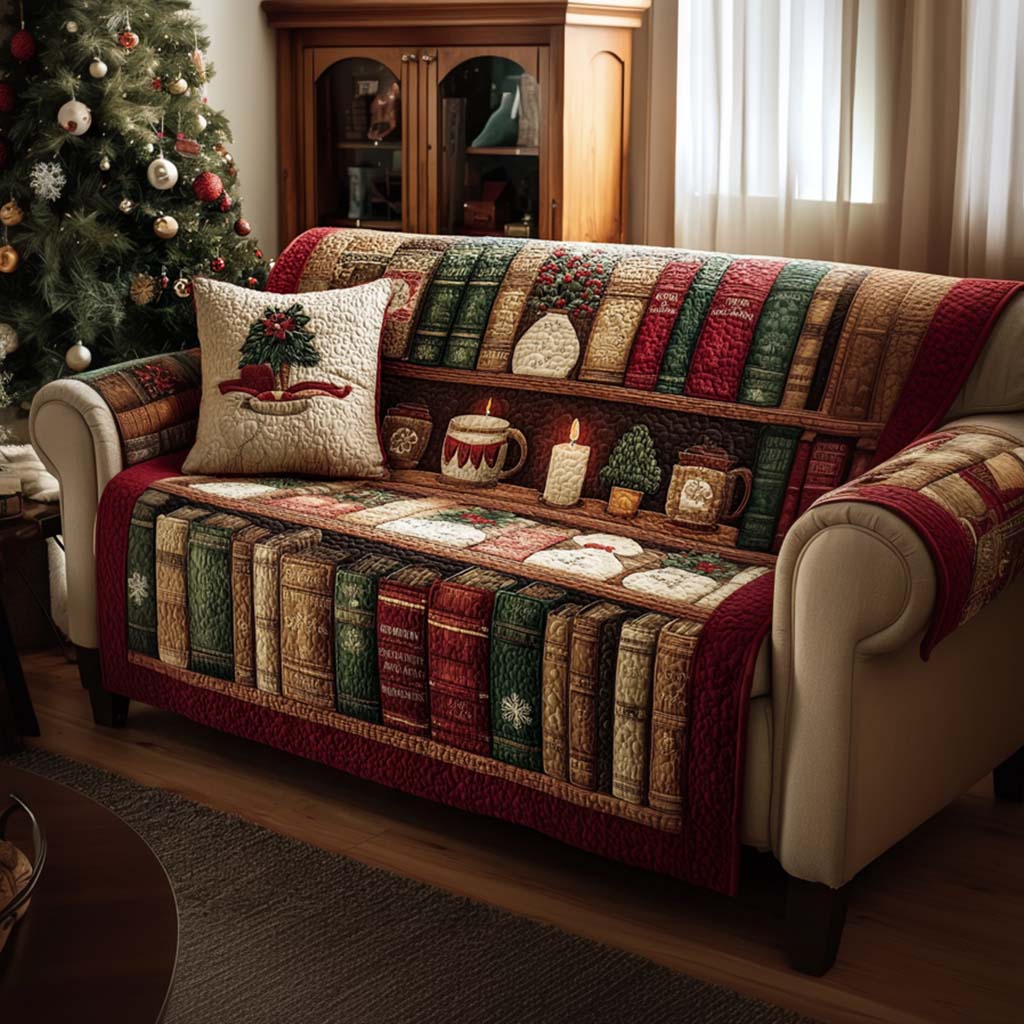 Story Corner Quilted Sofa Cover The Best Slipcovers Best Gifts For Book Lovers