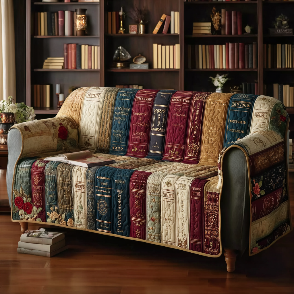 Story Portal Quilted Sofa Cover Sofa Saver Covers Birthday Presents For Book Lovers
