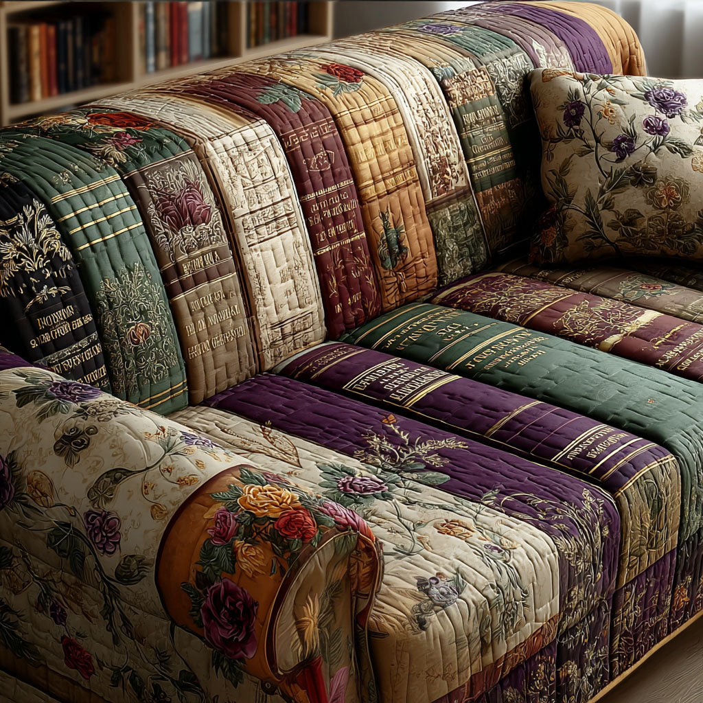 Storyline Symphony Quilted Sofa Cover Home Decorattions Best Gifts For Book Lovers