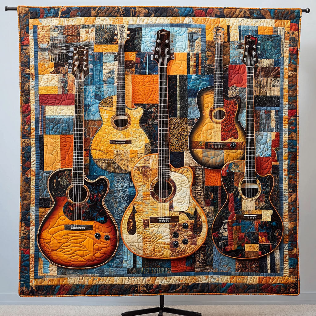 Strumming Colors Quilted Blanket Best Queen Sheets Mothers Day Gift For Sister