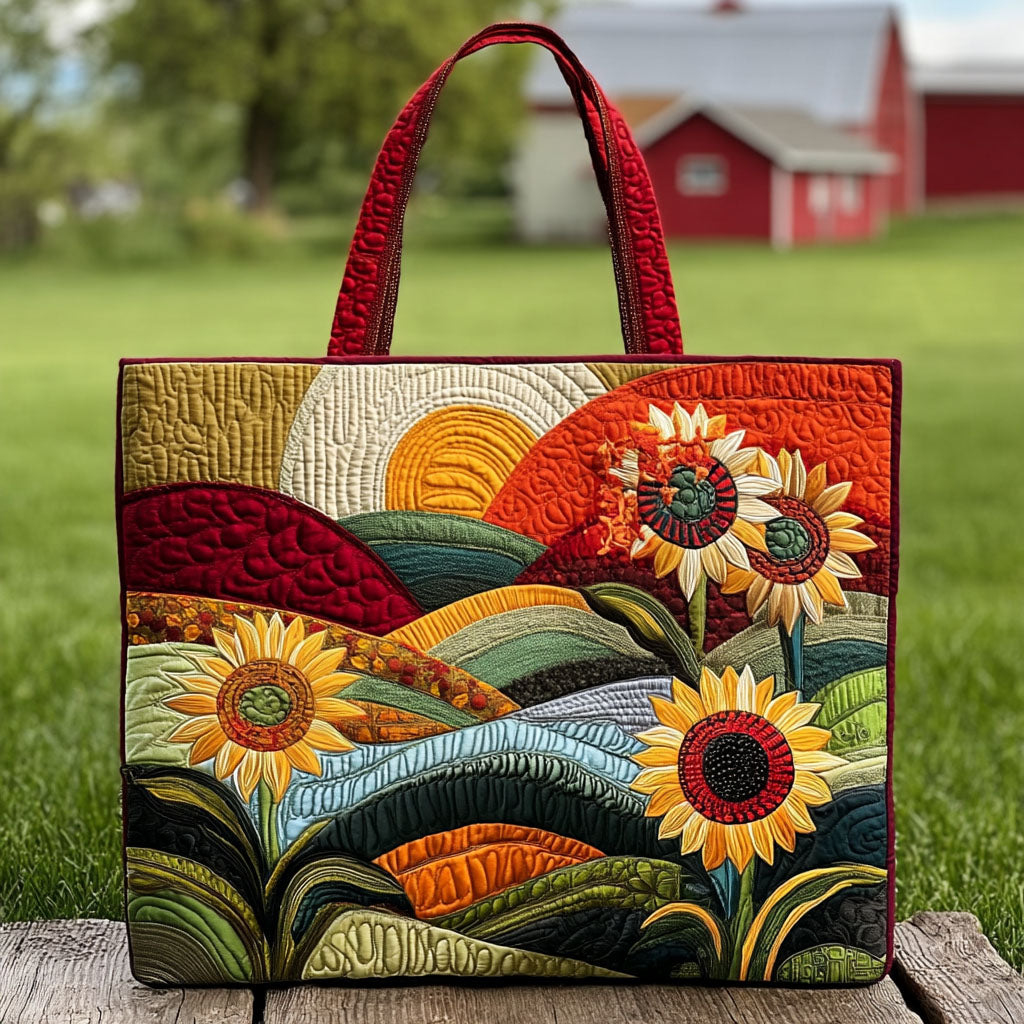 Summer Sunscape Quilted Tote Bag Best Bags For Women Gifts Ideas For Parents