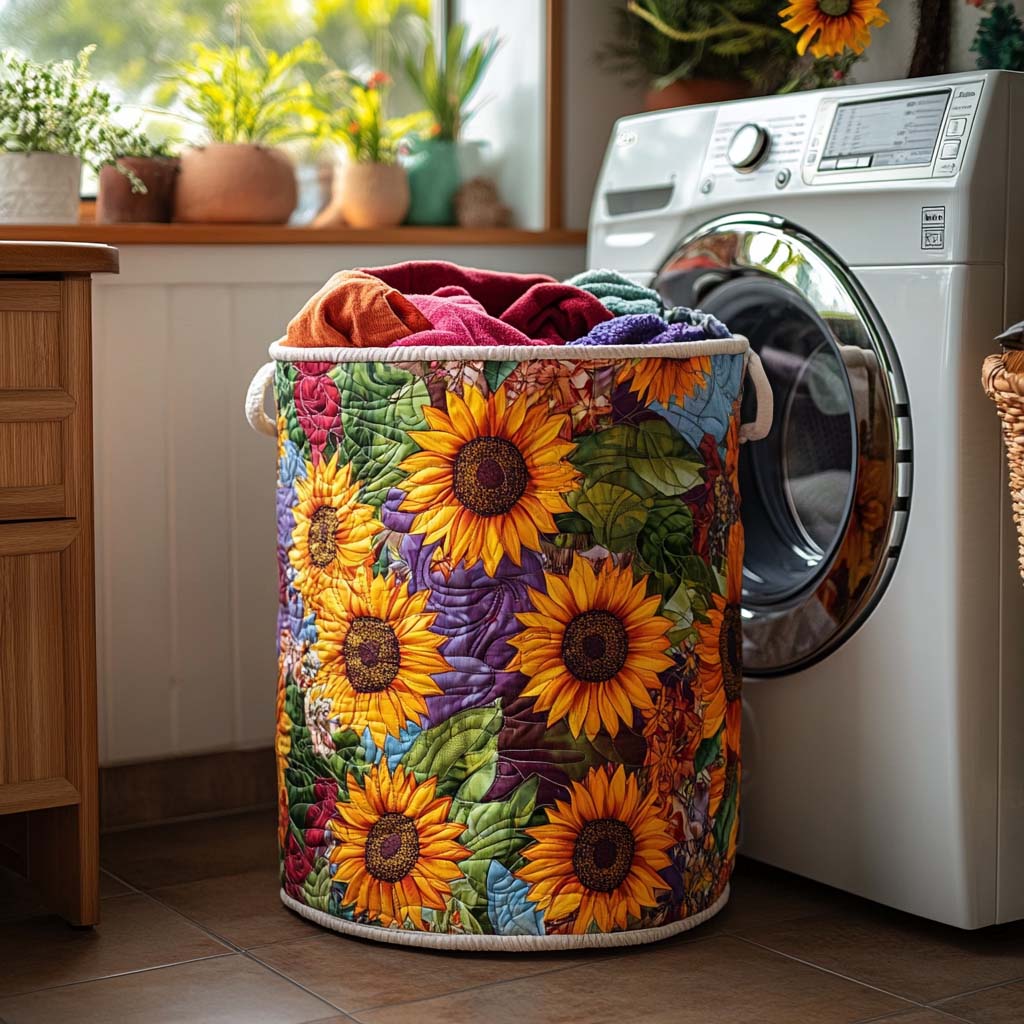 Sun Charm Quilted Laundry Basket Best Laundry Hamper Gifts For Mother In Laws Birthday