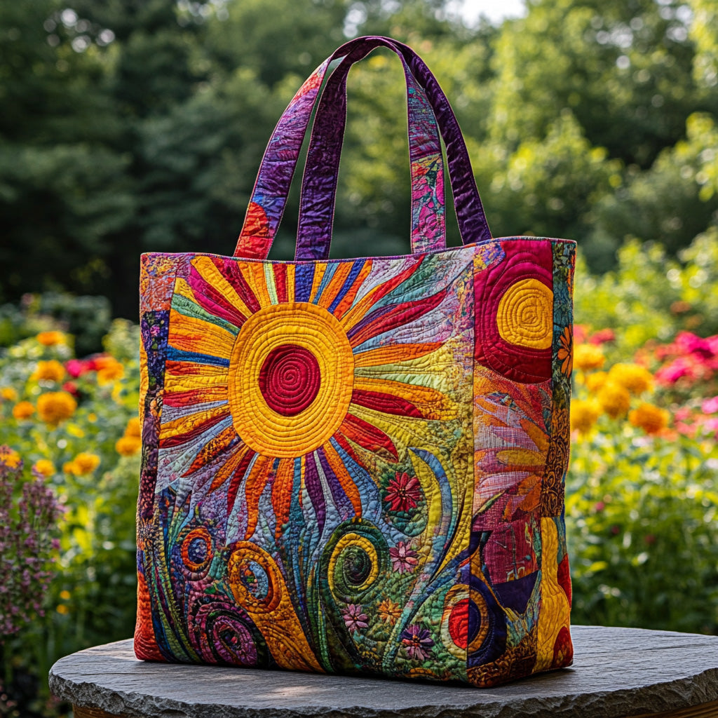 Sunbeam Bliss Quilted Tote Bag Best Shoulder Handbags Gift Ideas For Moms Birthday