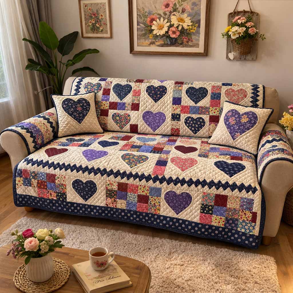 Sunday Garden Quilted Sofa Cover The Best Couch Covers Great Christmas Gifts For Couples