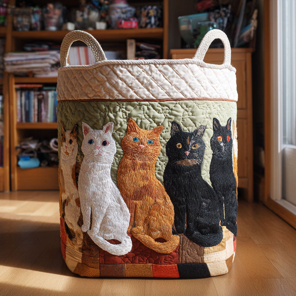 Sunday Nap Club Quilted Laundry Basket Modern Laundry Hamper Cool Housewarming Presents