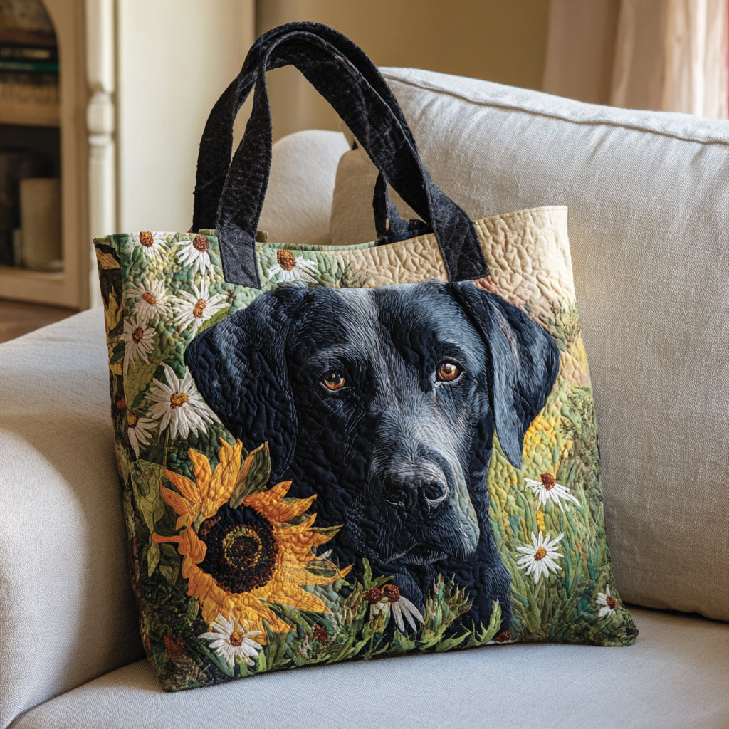 Sunflower Lab Field Quilted Tote Bag Good Shoulder Bags Gifts For Mothers