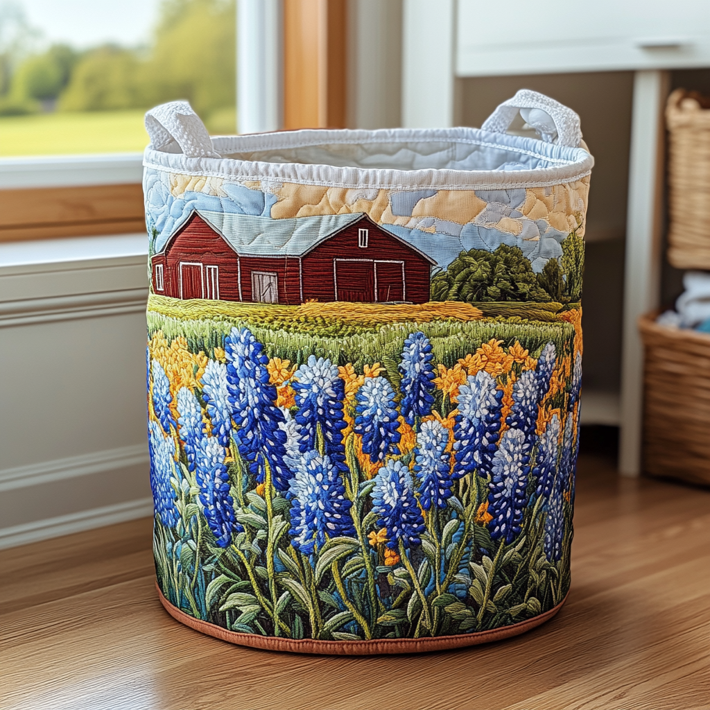 Sunny Cottage Quilted Laundry Basket Nice Laundry Hamper Mummy Gifts From Daughter