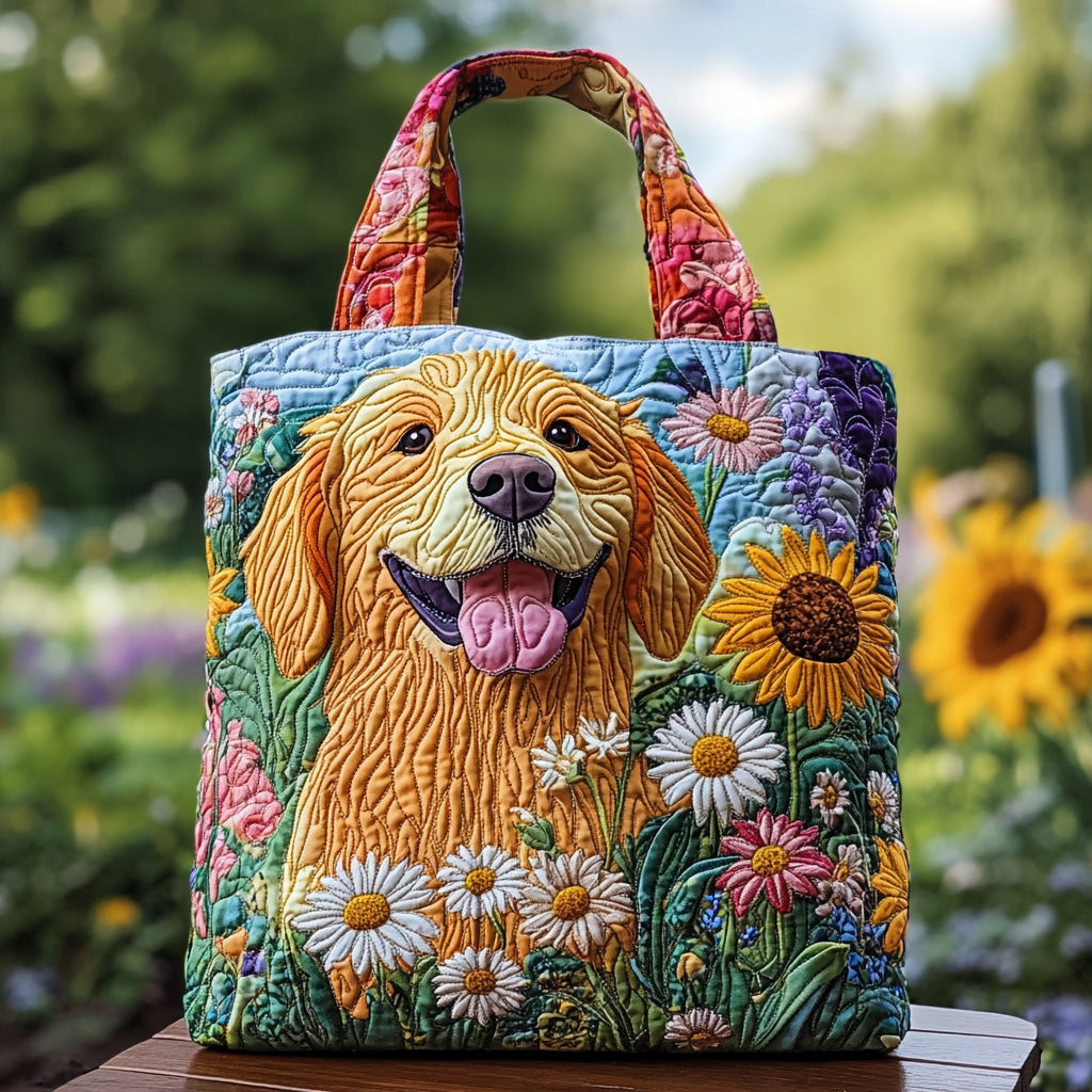 Sunny Smile Quilted Tote Bag Work Tote Presents For Mothers
