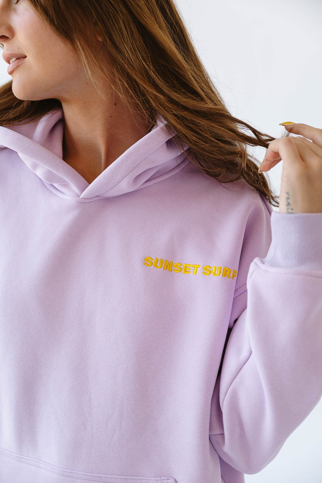 Sunset Surf Hoodie Under The Sea Hoodie Sunset Surf Apparel Beach Related Gifts - Image 2