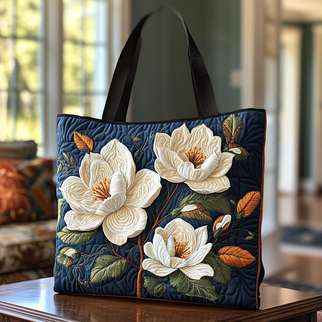 Sweet Magnolia Quilted Tote Bag Best Tote Bags For Women Mothers Day Presents