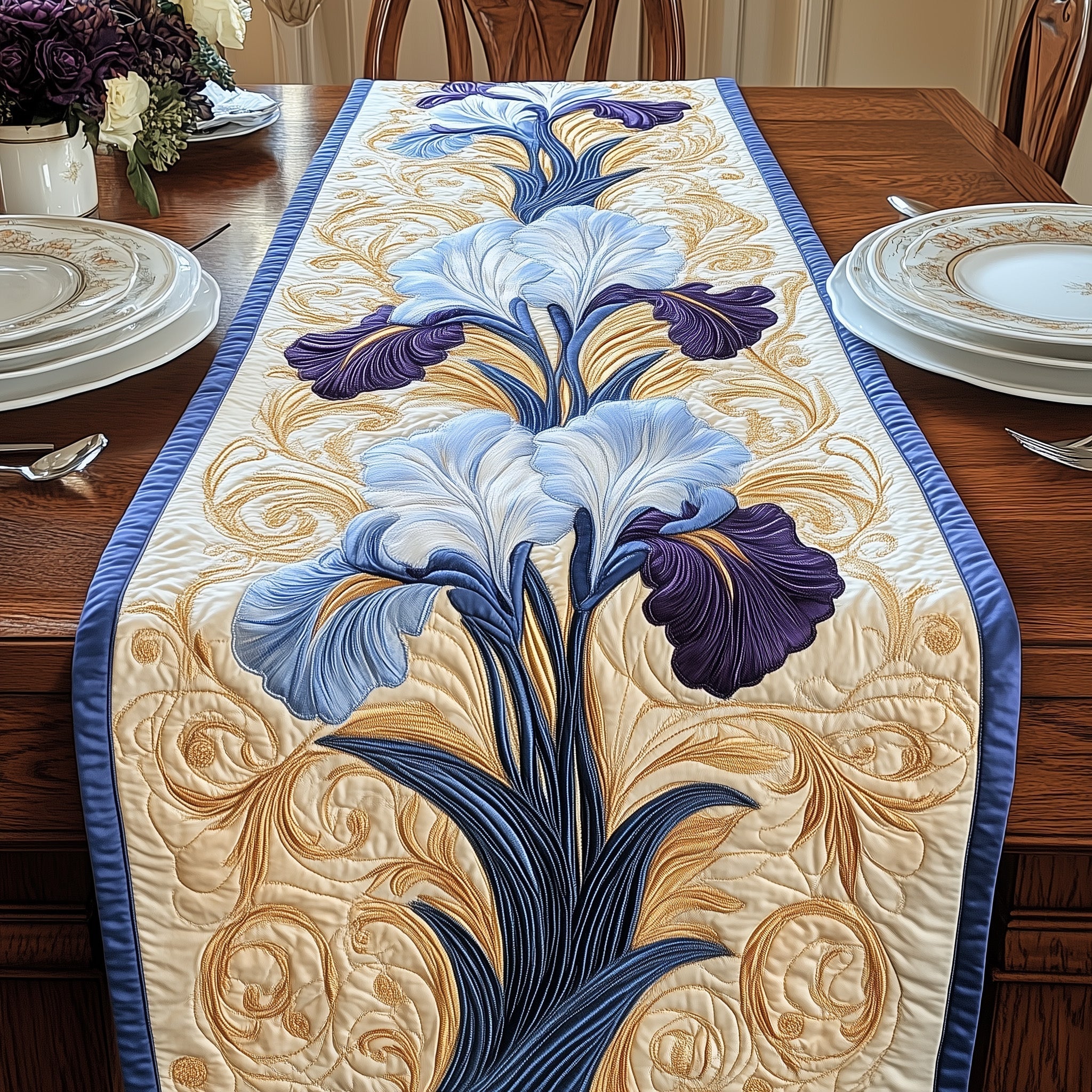 Symbol of Hope Quilted Table Runner Dining Table Ideas Mother's Day Gifts For Friends