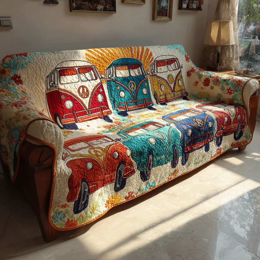 The Free Spirit Quilted Sofa Cover Best Couch Slipcovers Hippy Gifts For Her