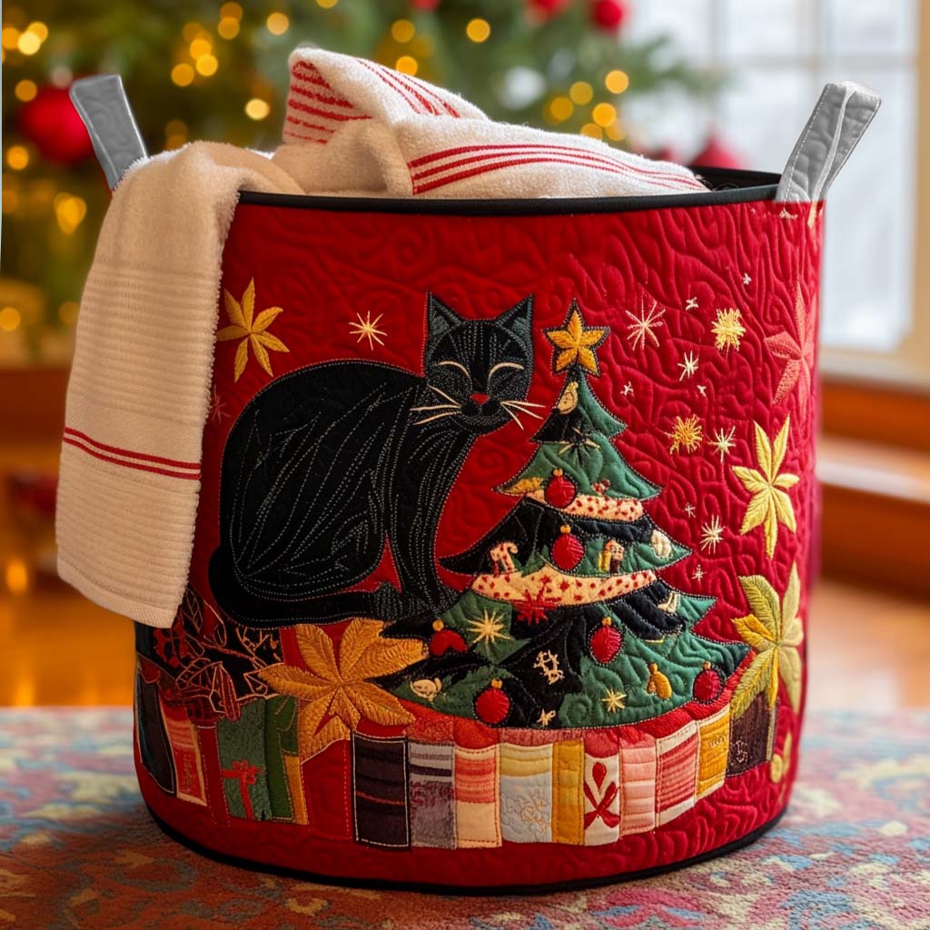 The Purrfect Story Quilted Laundry Basket Unique Laundry Hamper Ideas Gift Items For New House