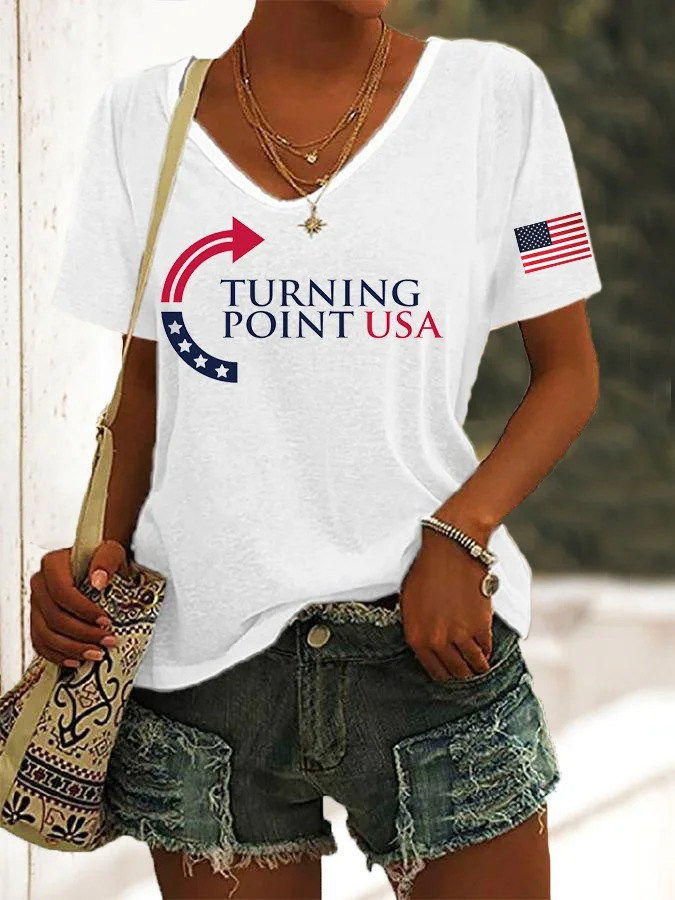 The Turning Point USA Men's Polo Shirt RIP Charlie Kirk TPUSA Merch Clothing For Sale - Image 5