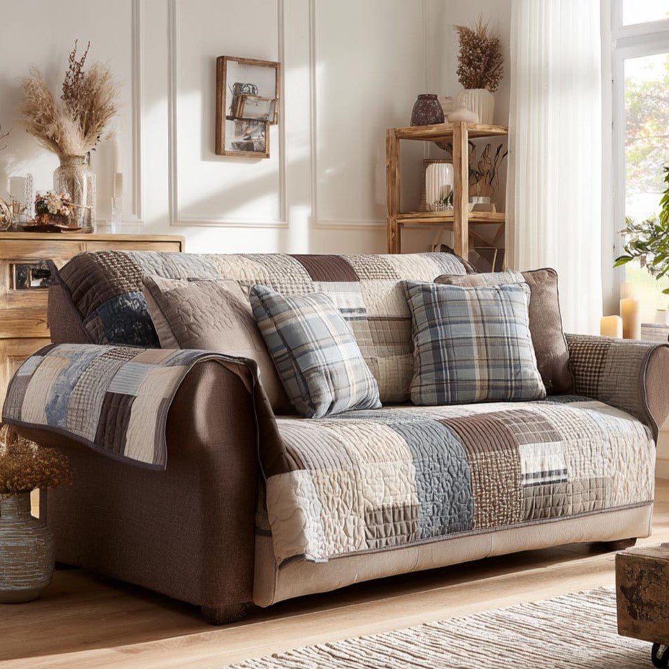 Timber Cozy Quilted Sofa Cover Best Couch Covers Gifts For Mom