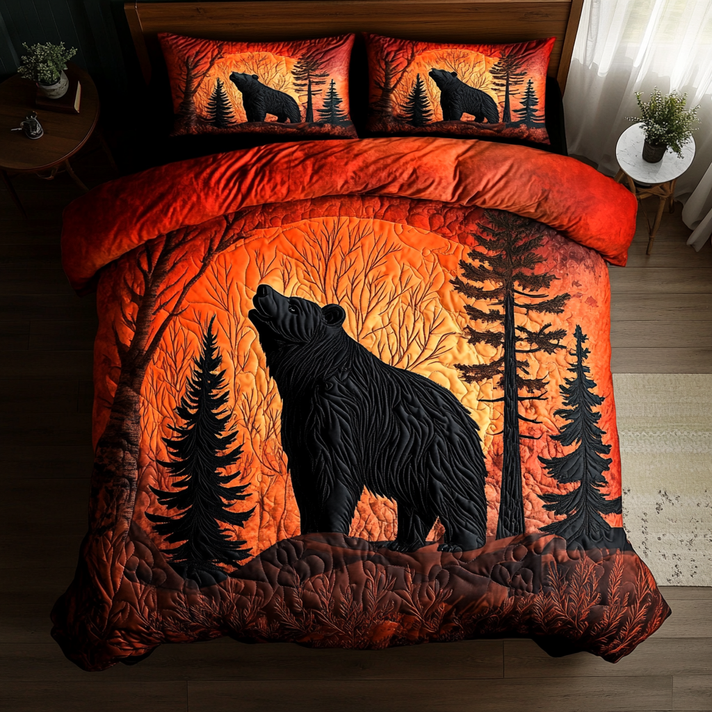 Timber Trail Quilted Bedding Set Bedroom Decor Good Gifts For Mom Birthday