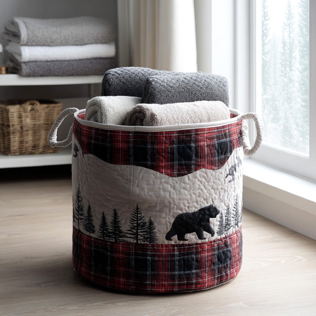 Timber Trophy Line Quilted Laundry Basket Best Clothes Hamper Special Gift For Father
