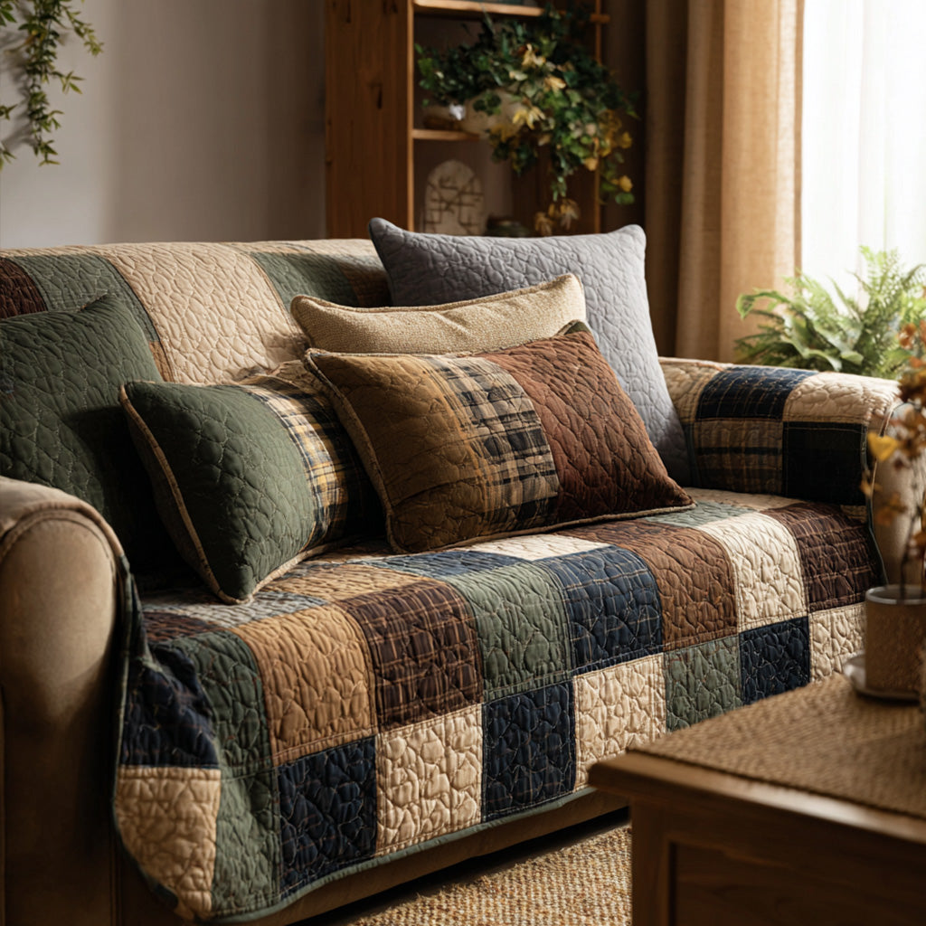 Timeless Quilted Sofa Cover Home Decorattions Family Presents