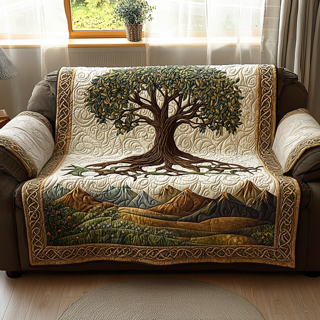 Timeless Tree Quilted Sofa Cover Best Couch Covers Tree Of Life Themed Gifts