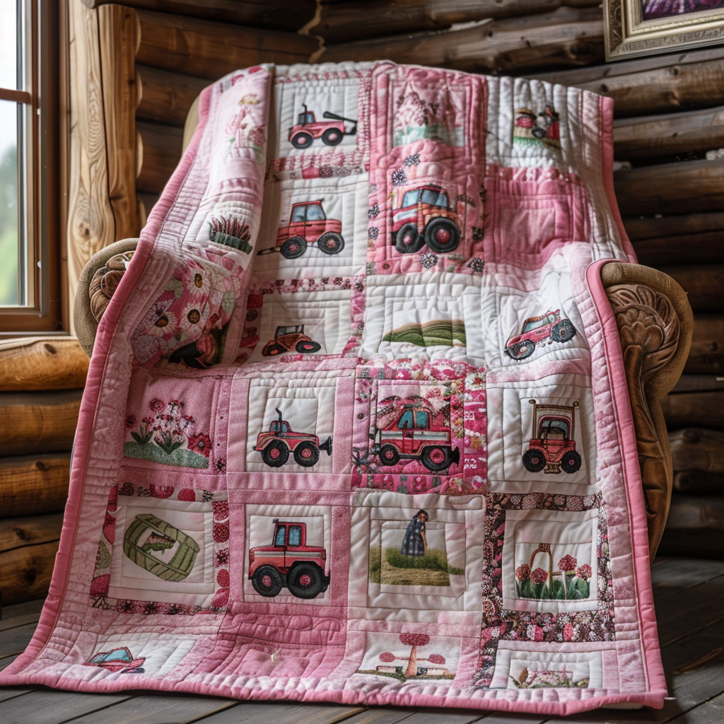 Tractor Love Quilted Blanket Cool Bedroom Ideas Mothers Birthday Present