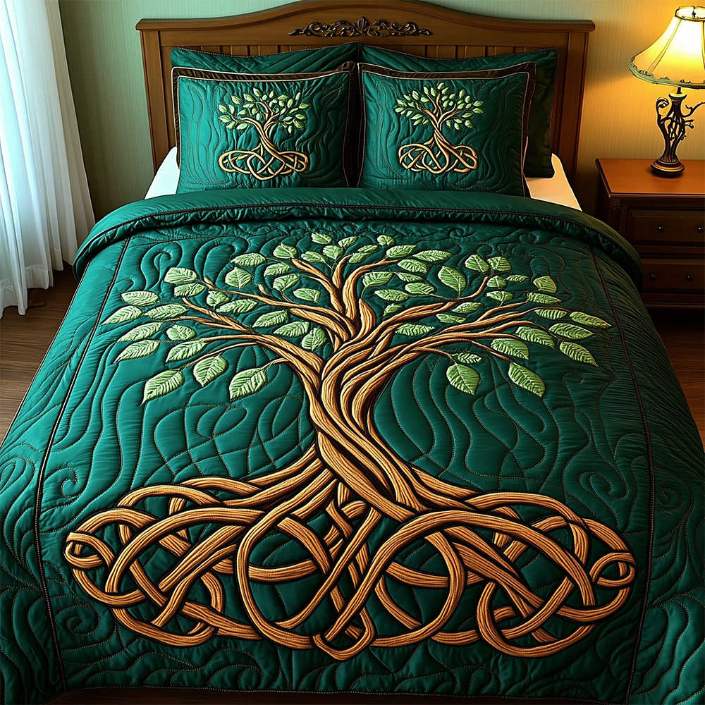 Tree Of Life Quilted Bedding Set Best King Bed Sheets Tree Of Life Gift Items