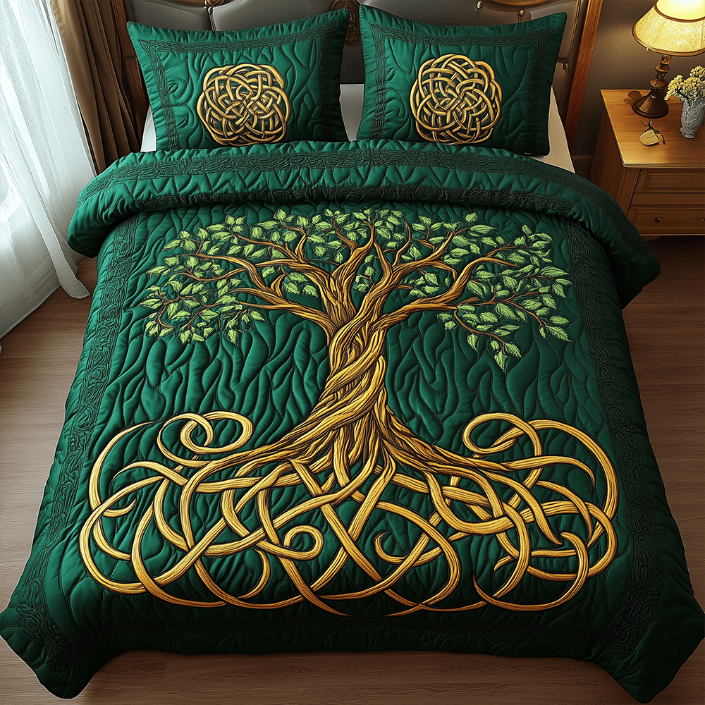 Tree Of Life Quilted Bedding Set King Comforter Sets Tree Of Life Gifts For Her