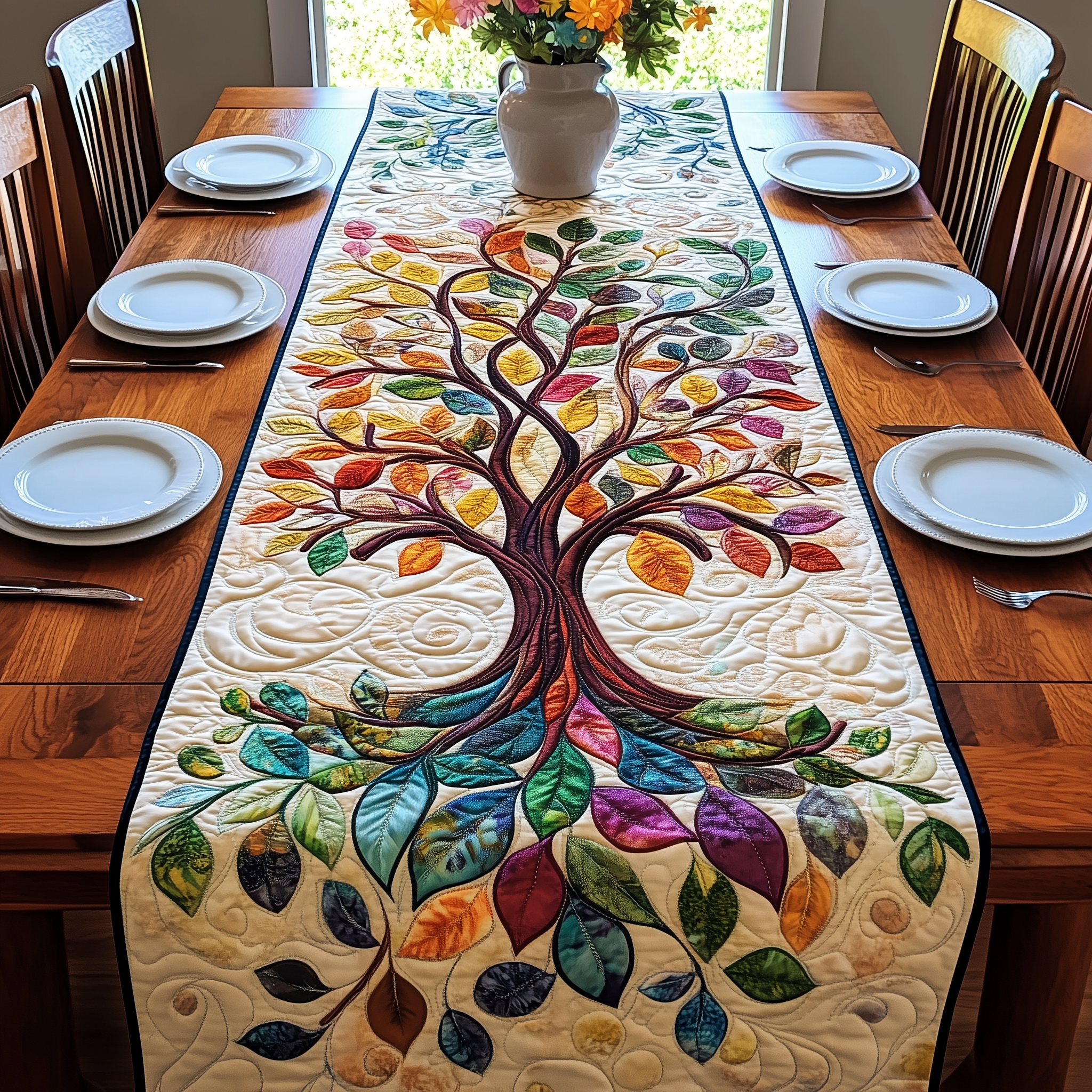 Tree Of Life Quilted Table Runner Best Table Runner Tree Of Life Merchandise