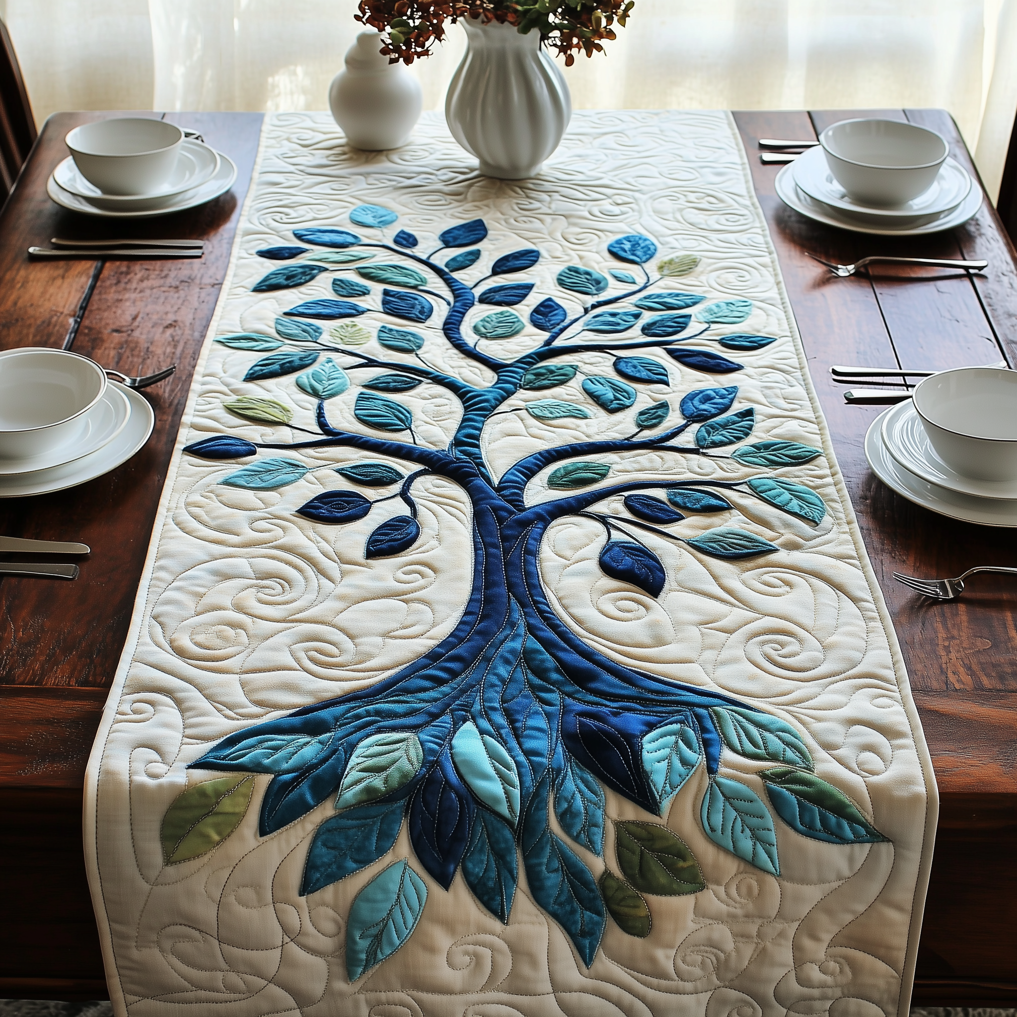 Tree Of Life Quilted Table Runner Target Table Runner Tree Of Life Gifts For Her