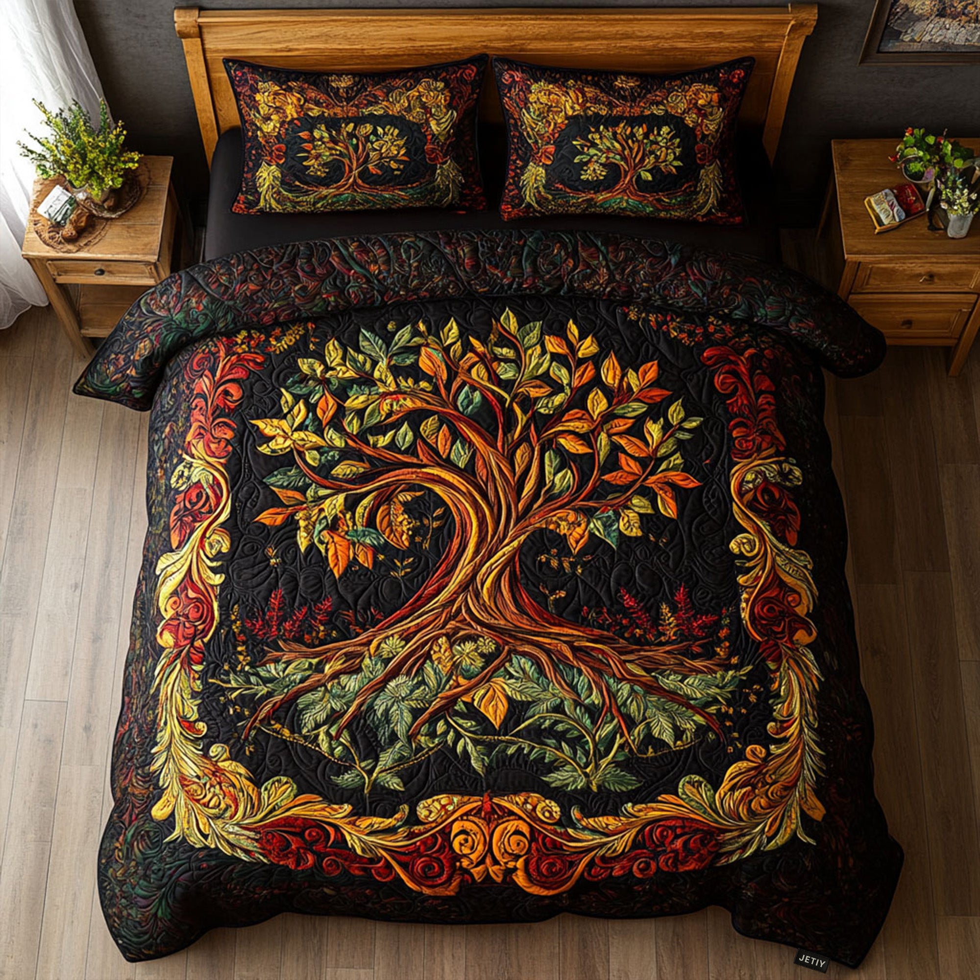Tree of Triumph Quilted Bedding Set Best Sheets Ever Tree Of Life Gifts For Family