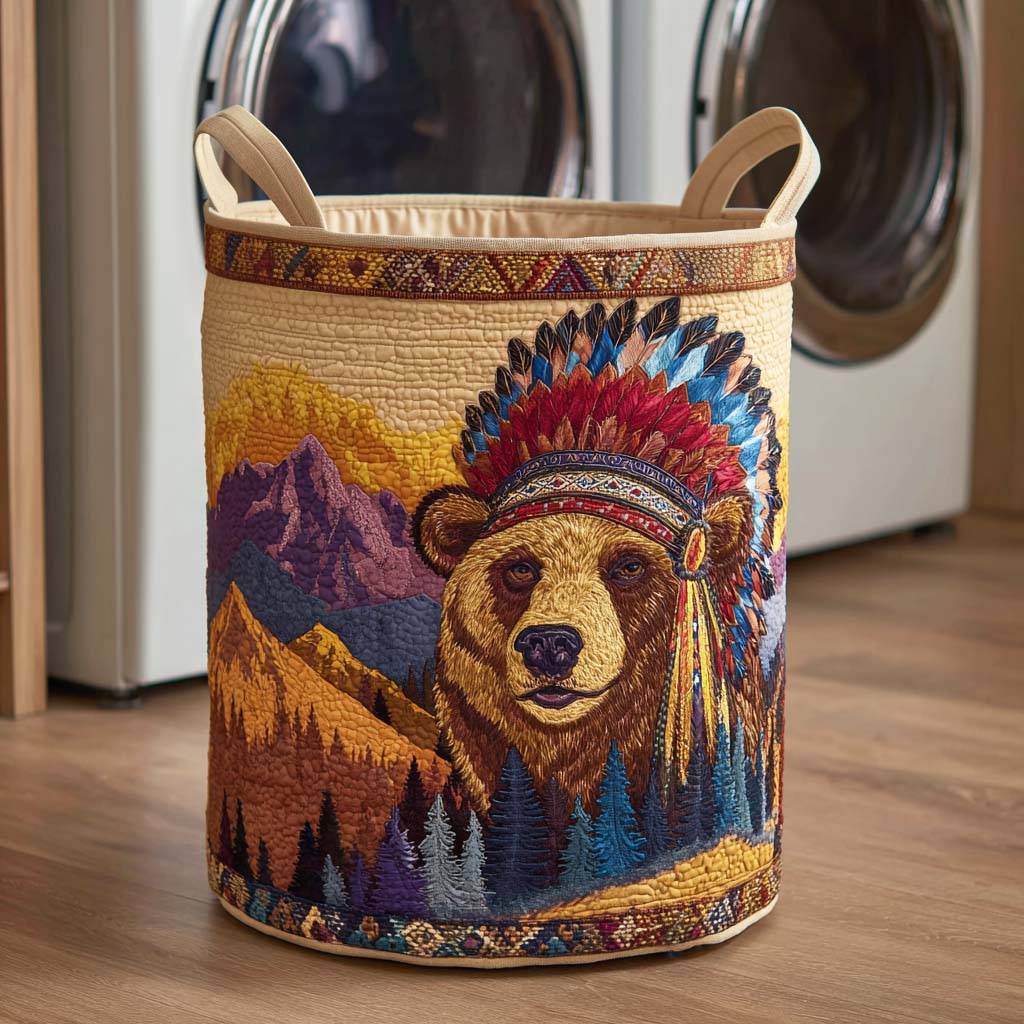 Tribal Claw Quilted Laundry Basket Laundry Room Decor Good Mothers Day Ideas