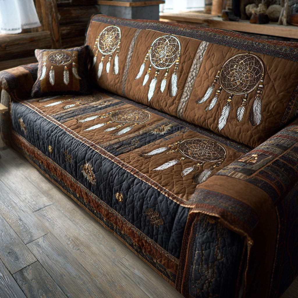 Tribal Nightwatch Quilted Sofa Cover Best Sofa Covers Native American Gifts For Her