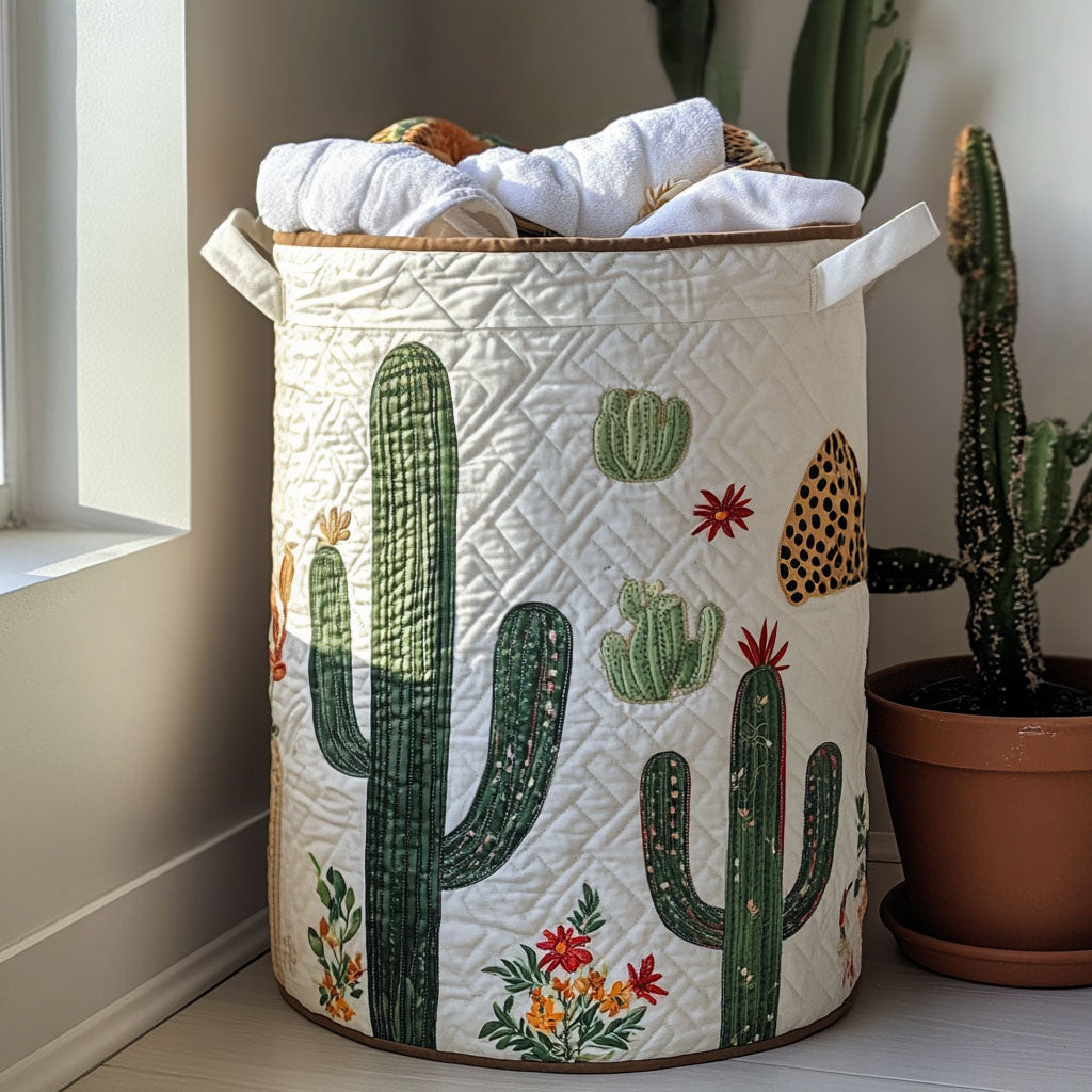 Tumbleweed Trails Quilted Laundry Basket Unique Laundry Hamper Gifts For Mother And Daughter