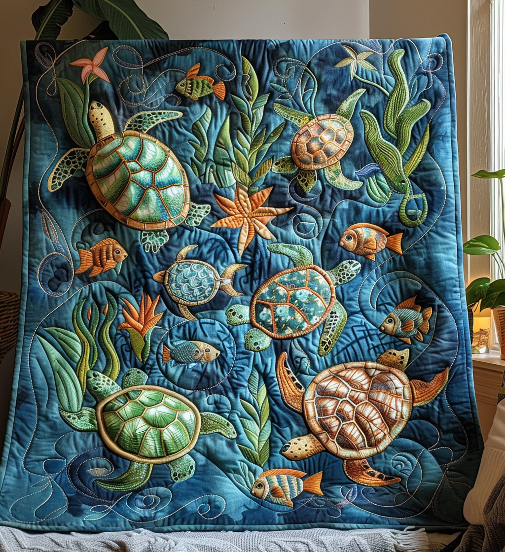 Turtle Sanctuary Quilted Blanket Best King Sheet Set Turtle Merchandise