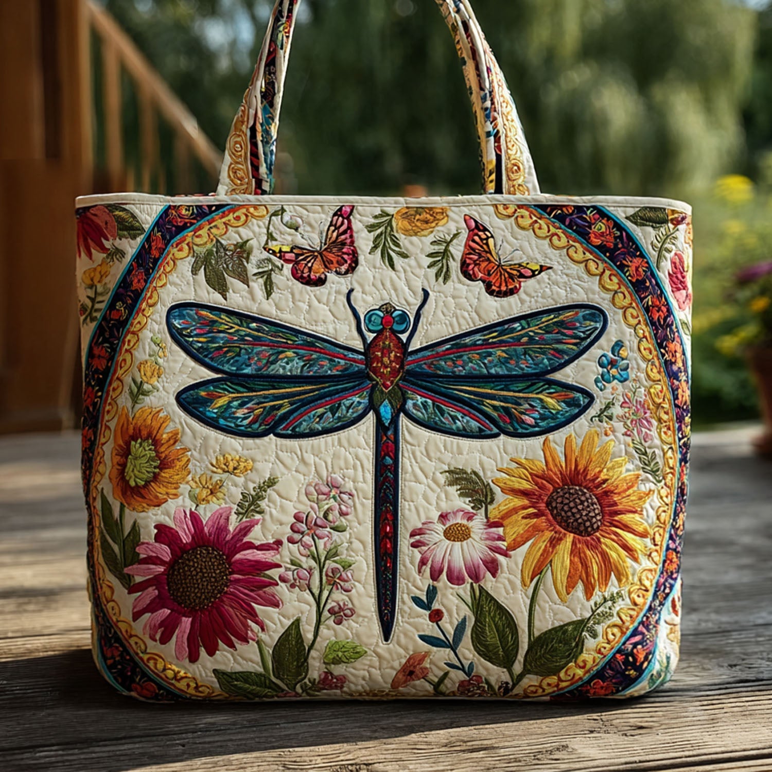 Twilight Drift Quilted Tote Bag Work Tote Gifts For Mom From Son