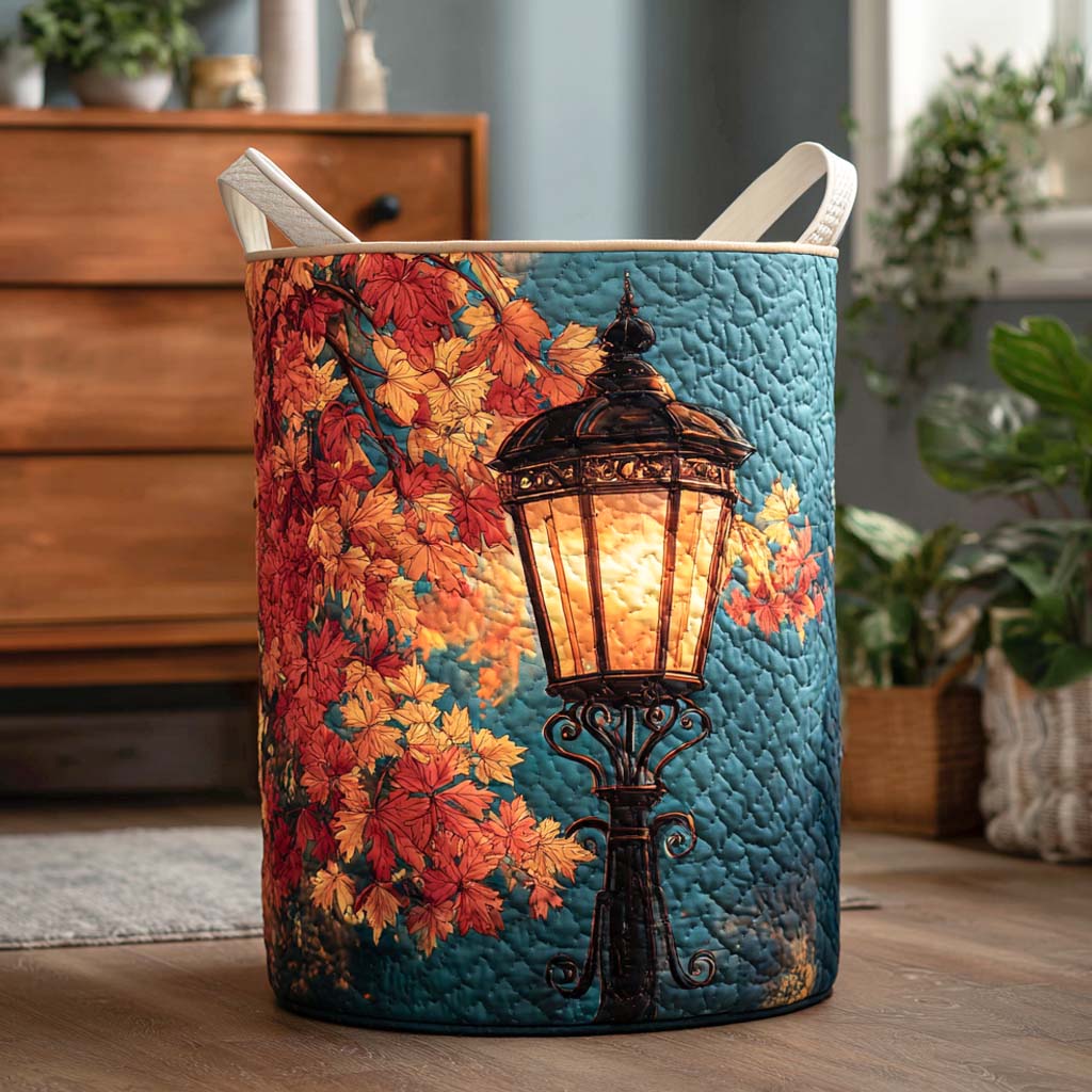 Twilight Glow Quilted Laundry Basket Laundry Clothes Basket Best Father's Day Gifts For Husband