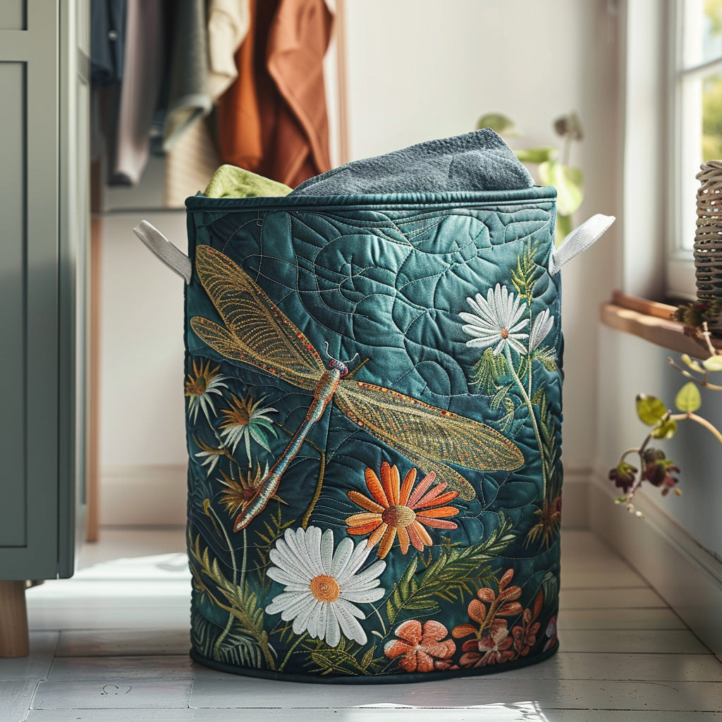 Twilight Hover Quilted Laundry Basket Dirty Laundry Basket Best Dragonfly Gifts For Christmas