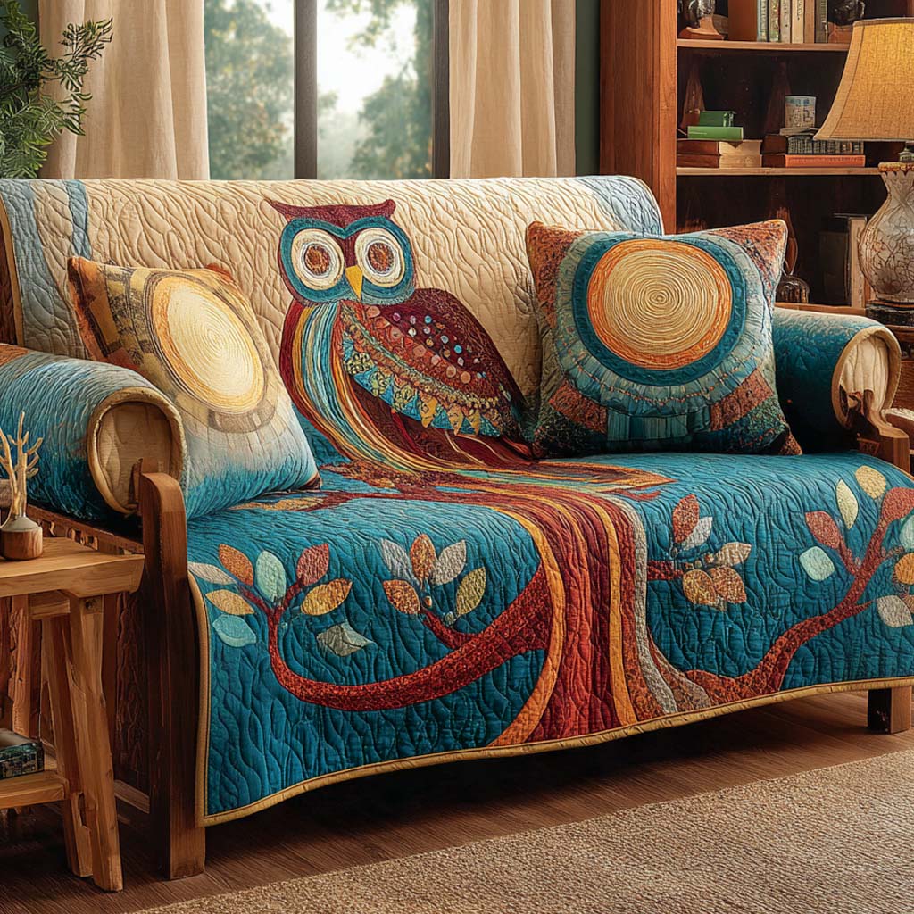 Twilight Perch Quilted Sofa Cover Best Sectional Couch Covers Best Native American Gifts For Her