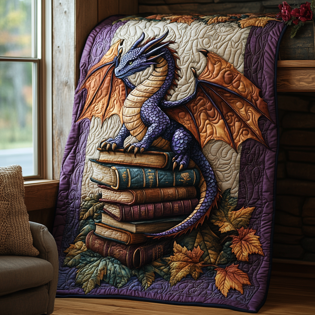 Twilight Talons Quilted Blanket Best Sheet Sets Dragon Gifts For Brothers
