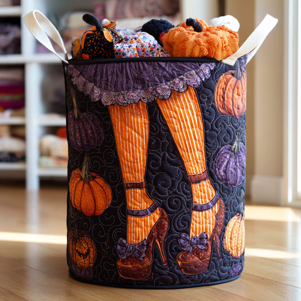 Twilight Witch Quilted Laundry Basket Good Laundry Baskets Halloween Gift Ideas For Adults