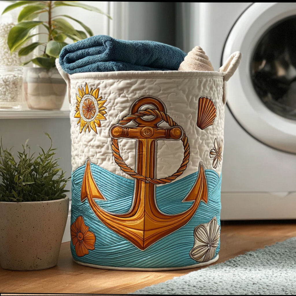 Undersea Magic Quilted Laundry Basket Folding Laundry Hamper Top Gifts For Mom