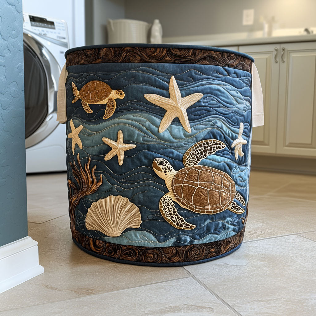 Undersea Path Quilted Laundry Basket Best Laundry Basket Cool Gift Ideas For Mom